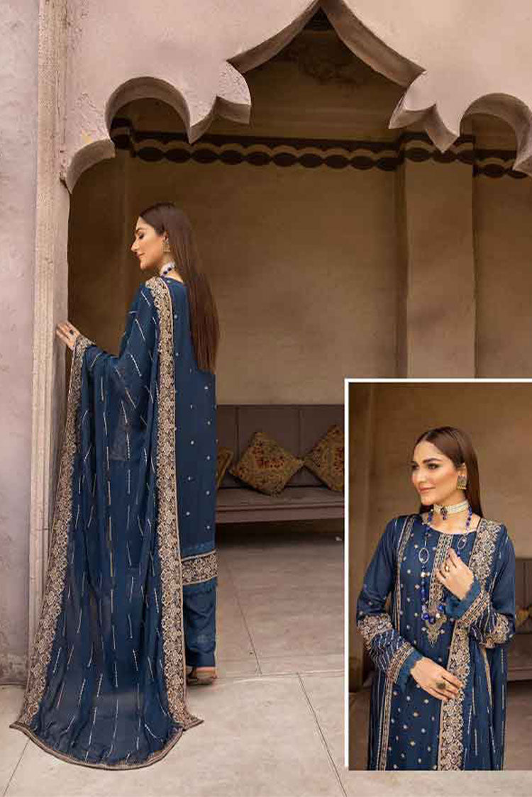 Picture of Johra - JH-167 Parisa Embroidered Cotrai Winter Collection - Available at Raja Sahib