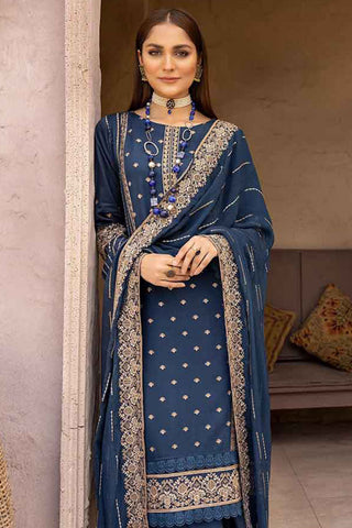 Johra - JH-167 Parisa Embroidered Cotrai Winter Collection