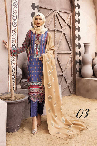 Picture of Riaz Arts - 03 Gul e Zarki Cotton Satin Printed Collection Vol 3 - Available at Raja Sahib