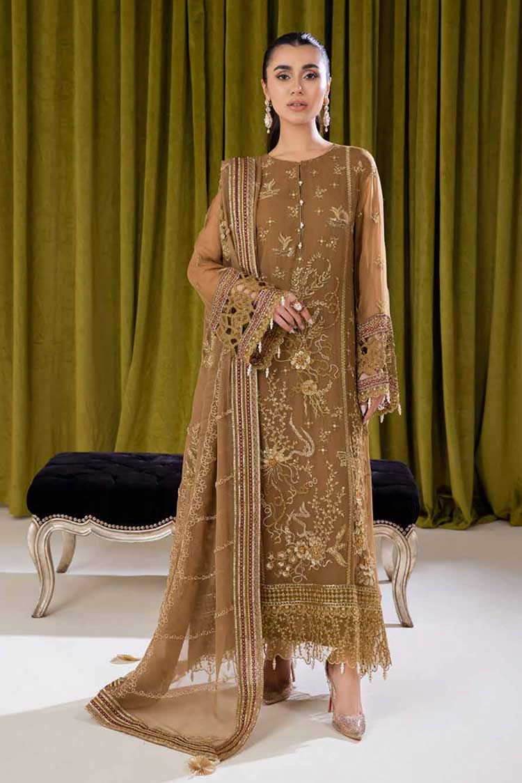 Picture of Nureh - NEL 13 Influential Elanora Luxury Embroidered Chiffon Collection Vol 2 - Available at Raja Sahib