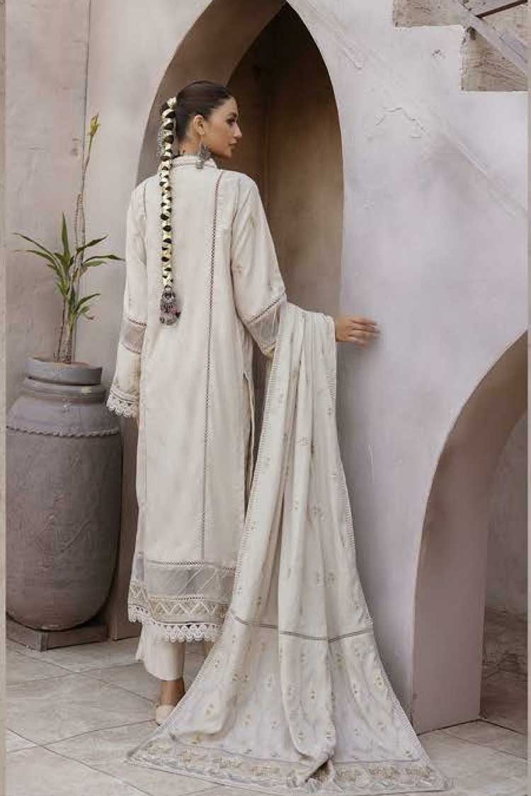 Picture of Riaz Arts - Design 07 Elma Embroidered Leather Peach Collection - Available at Raja Sahib