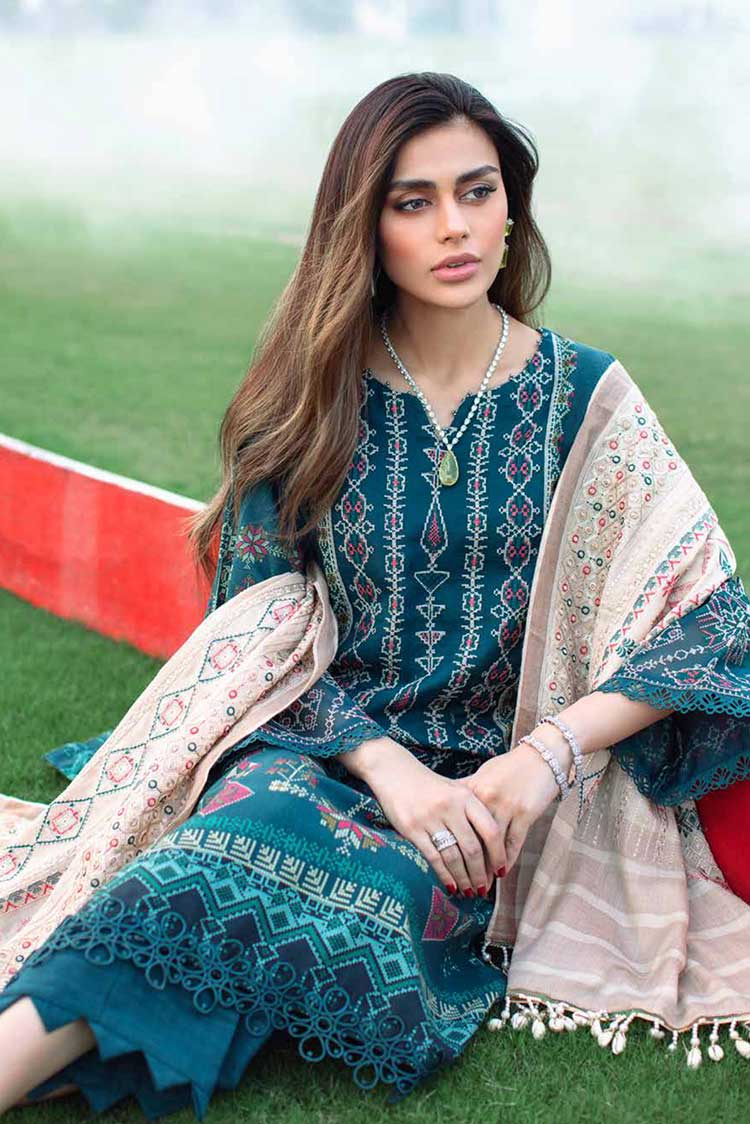 Picture of Nureh - NWE 05 Exclusive Embroidered Slub Khaddar Collection Vol 1 - Available at Raja Sahib