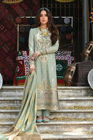 Qalamkar 06 Fariha Sayonee Luxury Shawl Collection 2022
