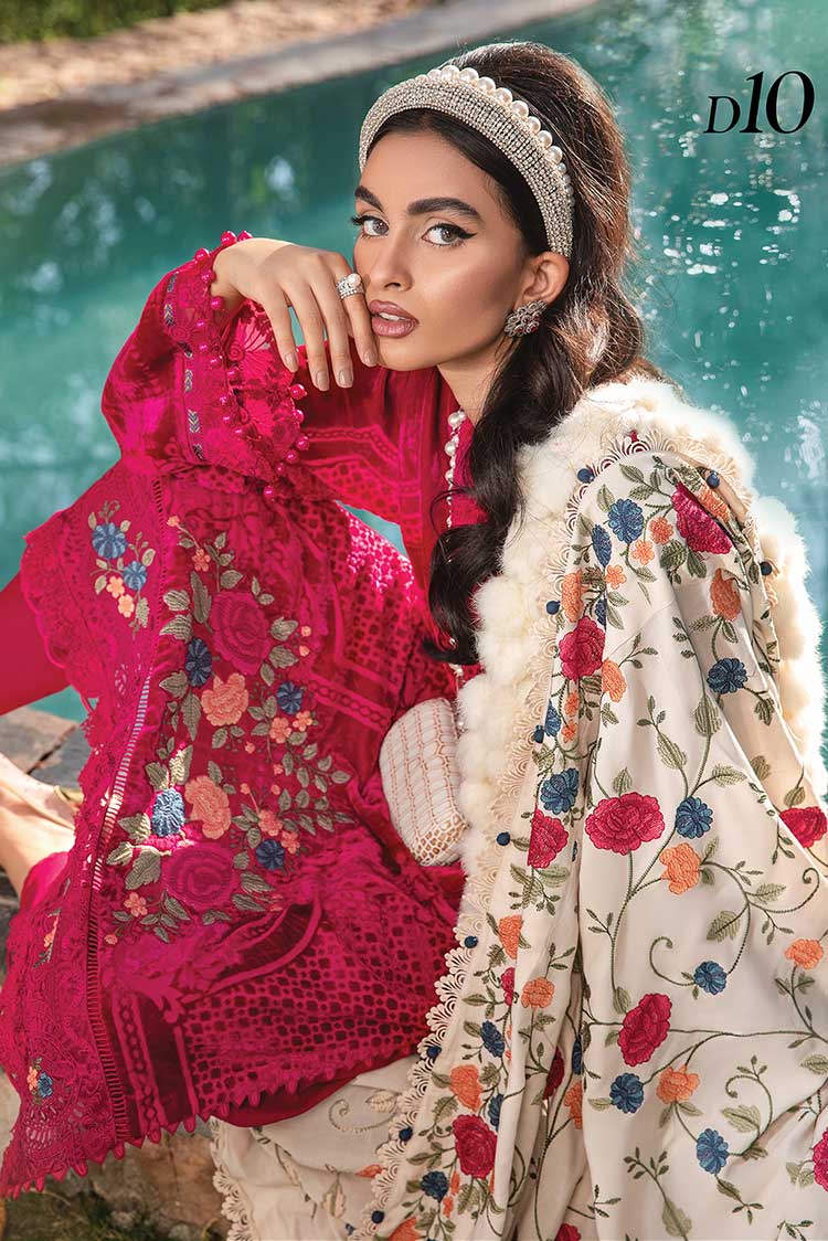 Picture of Maria B - Design 10 Linen Winter Collection - Available at Raja Sahib