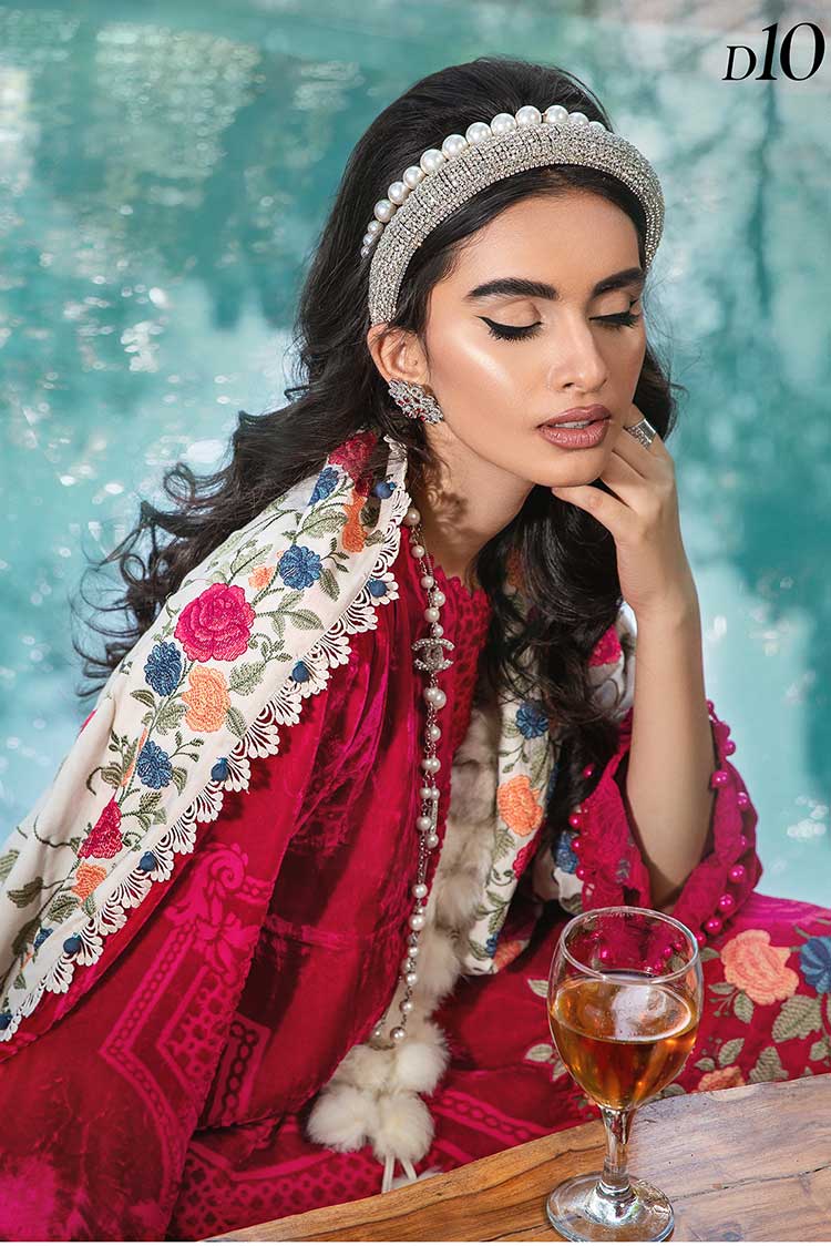 Picture of Maria B - Design 10 Linen Winter Collection - Available at Raja Sahib