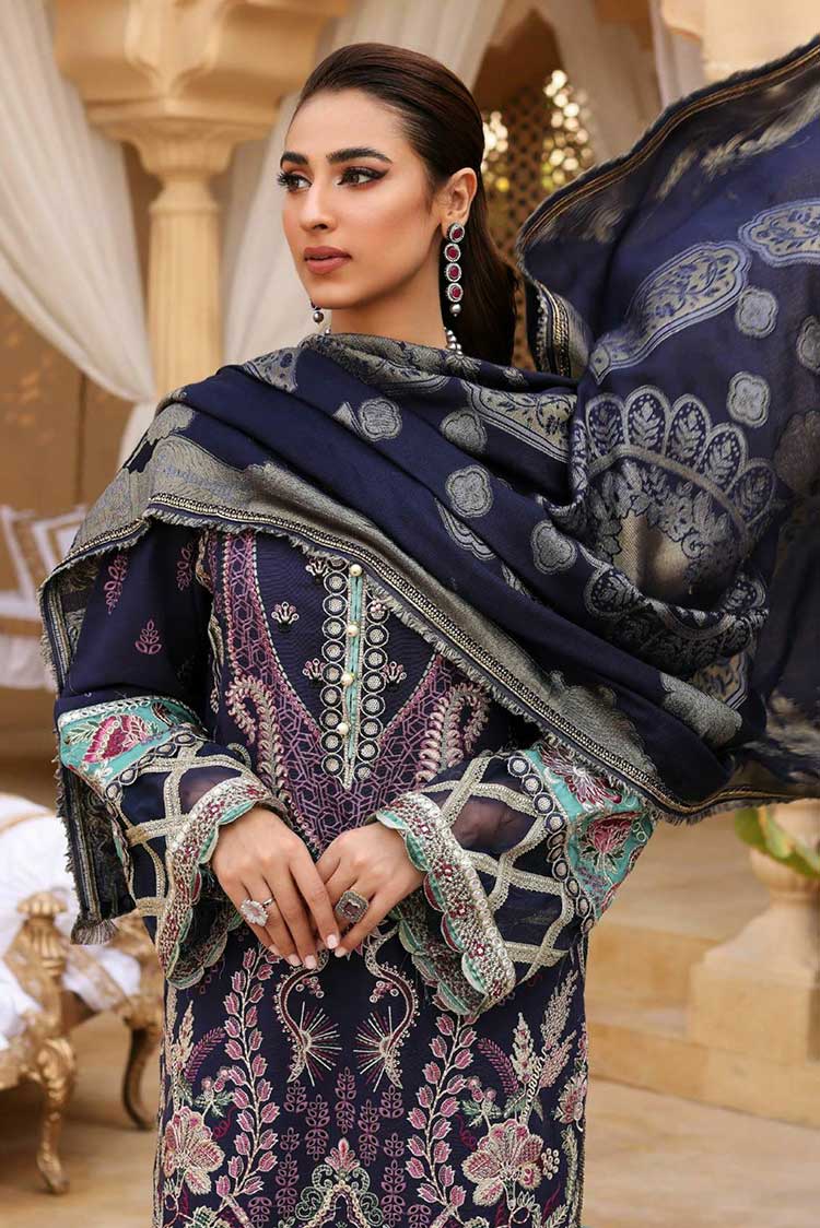 Picture of Elaf - ELW 10B Dust Luxury Winter Collection - Available at Raja Sahib