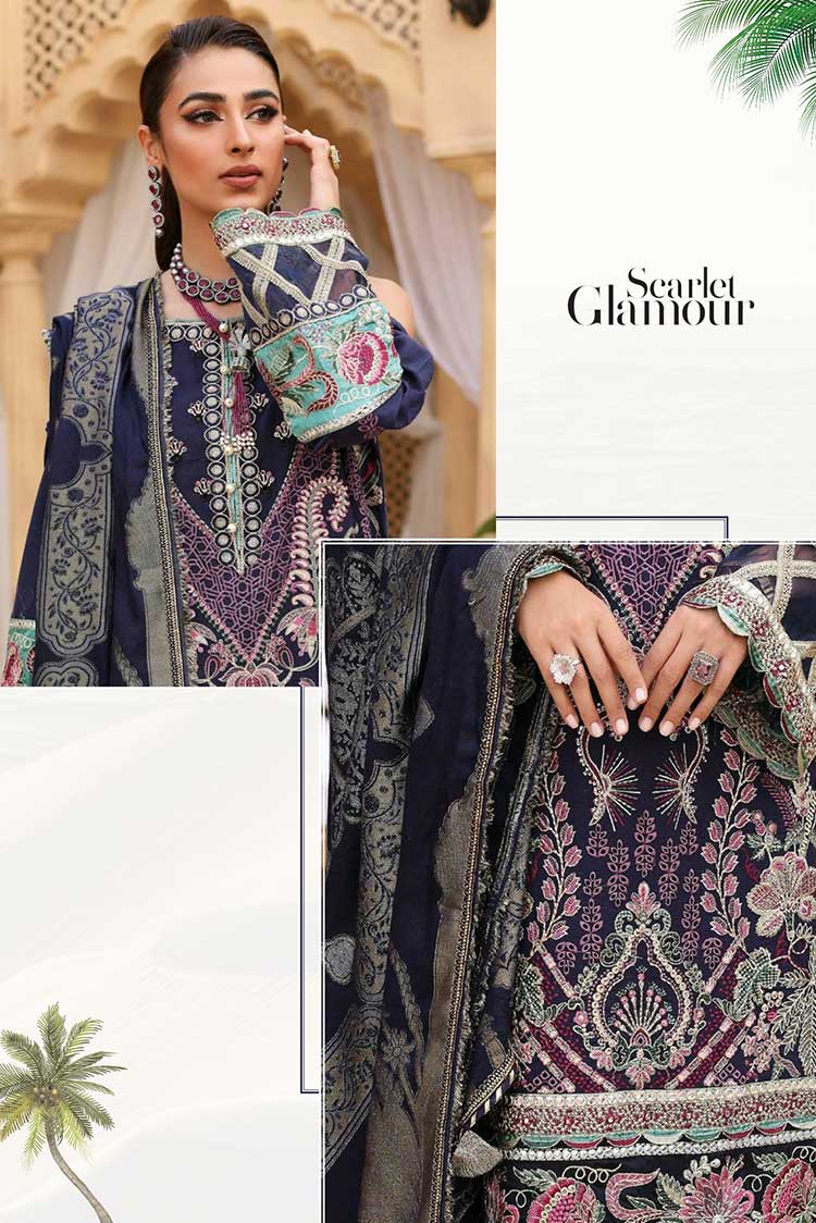 Picture of Elaf - ELW 10B Dust Luxury Winter Collection - Available at Raja Sahib