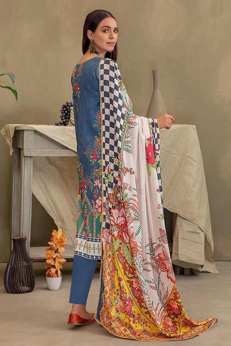 Picture of Lala - LF 003 Angela La Femme Fully Embroidered Premium Winter Collection - Available at Raja Sahib