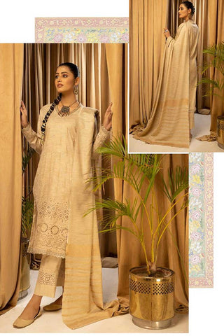 Riaz Arts Design 13 Pearl Embroidered Peach Leather Collection Vol 6