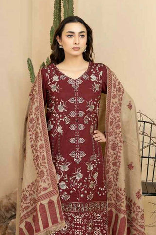 Riaz Arts - Design 152 Tehzeeb Embroidered Khaddar Collection Vol 17