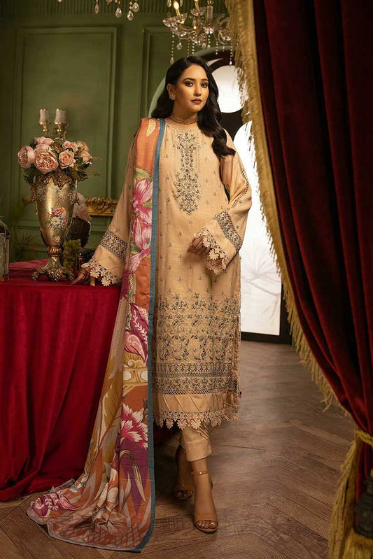 Picture of Shaista - Design 537 Exclusive Embroidered Peach Collection - Available at Raja Sahib