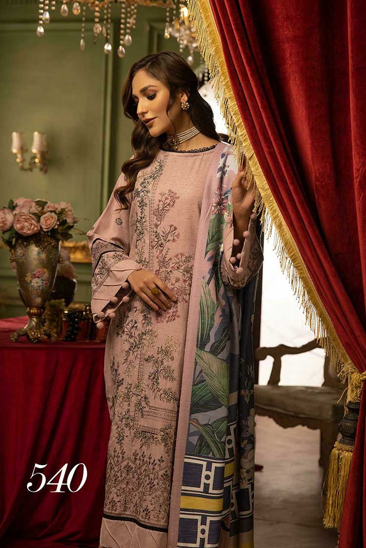 Picture of Shaista - Design 540 Exclusive Embroidered Peach Collection - Available at Raja Sahib