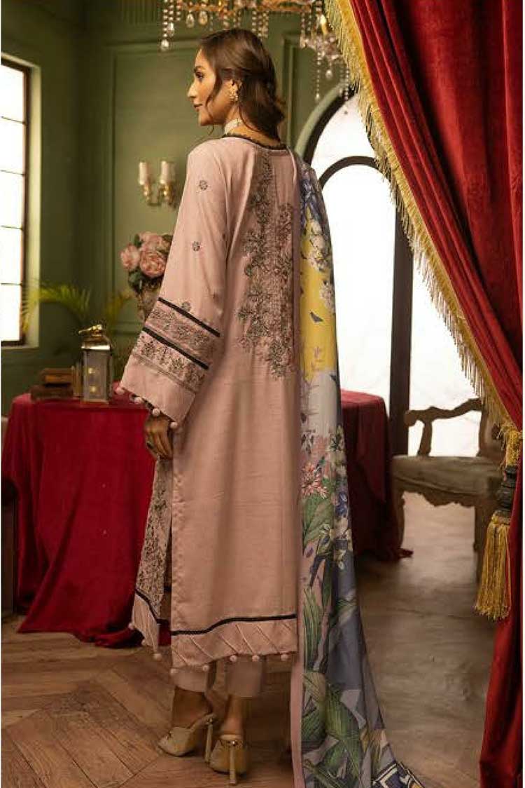 Picture of Shaista - Design 540 Exclusive Embroidered Peach Collection - Available at Raja Sahib