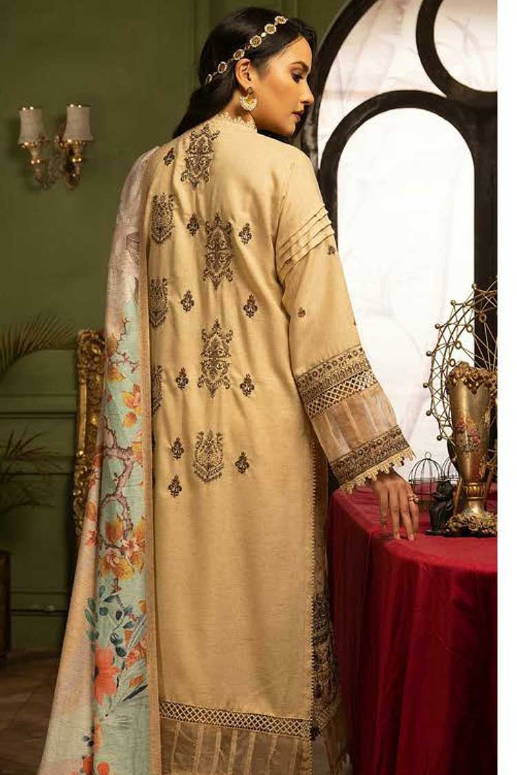 Picture of Shaista - Design 543 Exclusive Embroidered Peach Collection - Available at Raja Sahib