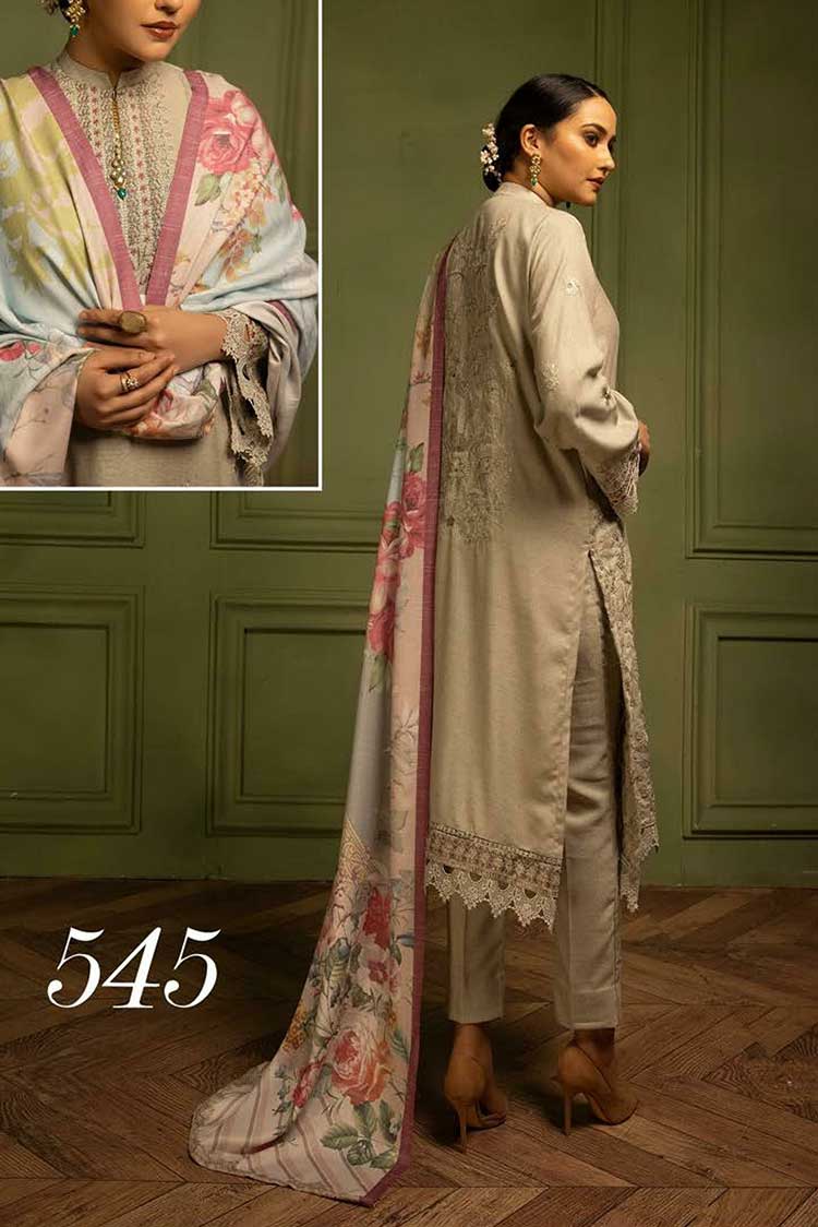 Picture of Shaista - Design 545 Exclusive Embroidered Peach Collection - Available at Raja Sahib