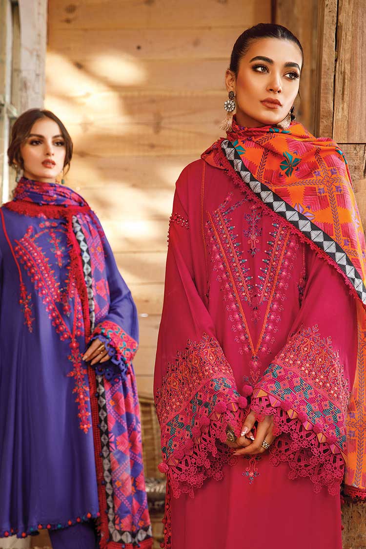 Picture of Maria B - Design 4A Mprints Winter Shawl Collection - Available at Raja Sahib