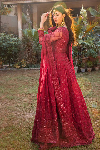 Asim Jofa -AJBN 03 Baad e Naubahar Chiffon and Raw Silk Collection