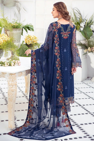 Ramsha - F 2104 Embroidered Chiffon Collection Vol 21