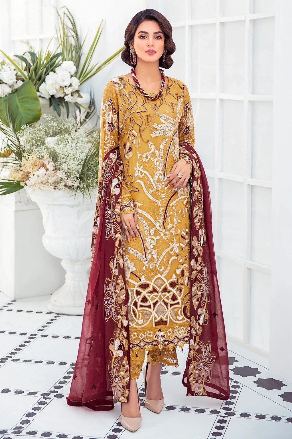 Picture of Ramsha - F 2105 Embroidered Chiffon Collection Vol 21 - Available at Raja Sahib