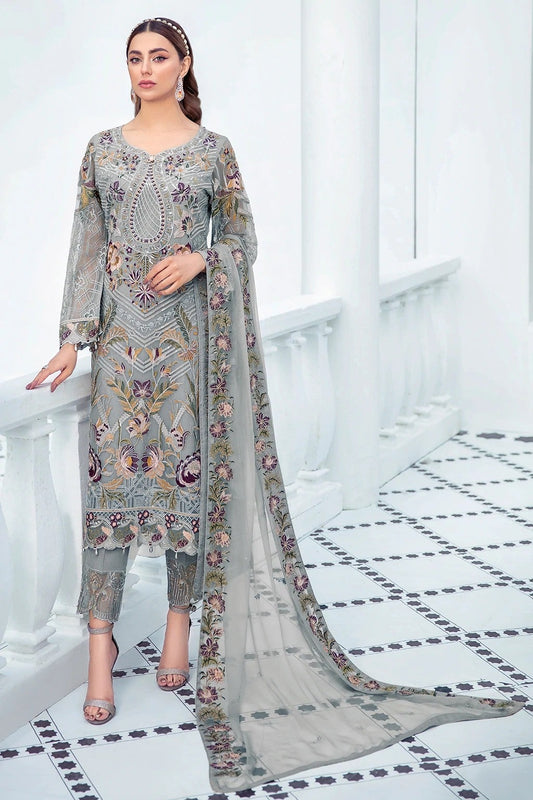 Picture of Ramsha - F 2106 Embroidered Chiffon Collection Vol 21 - Available at Raja Sahib