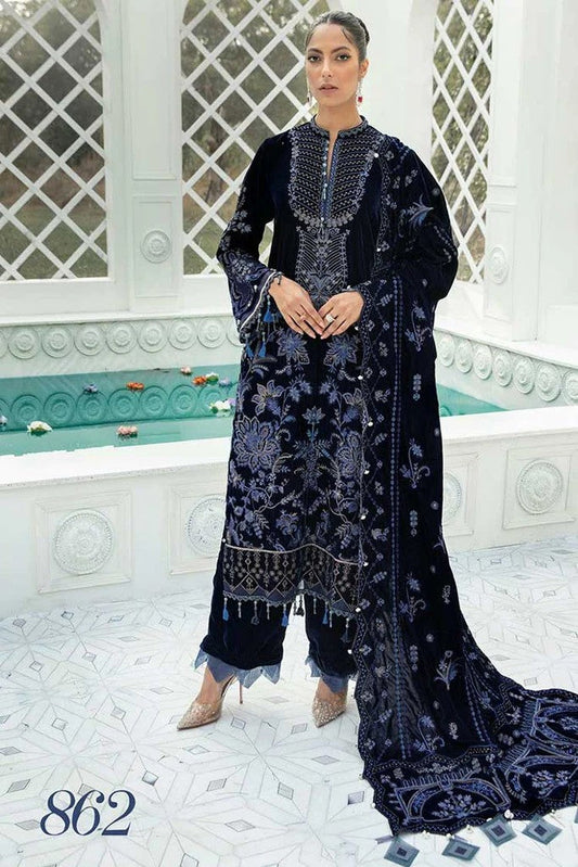 Picture of Shaista - Design 862 Luxury Embroidered Velvet Collection - Available at Raja Sahib