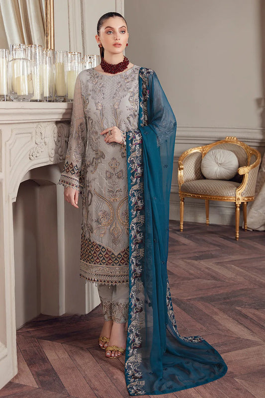 Picture of Ramsha - A 503 Chevron Chiffon Collection Vol 5 - Available at Raja Sahib