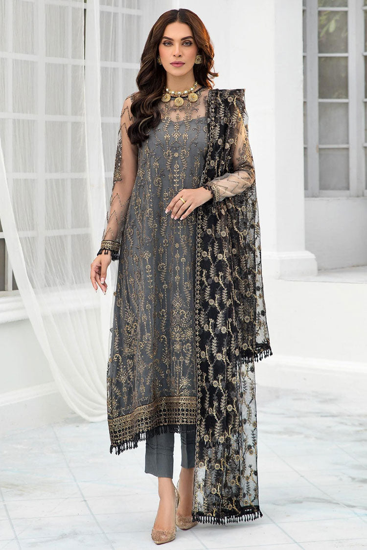 Picture of Zarif - ZDL 03 Graphite De Luxury Formal Edit - Available at Raja Sahib