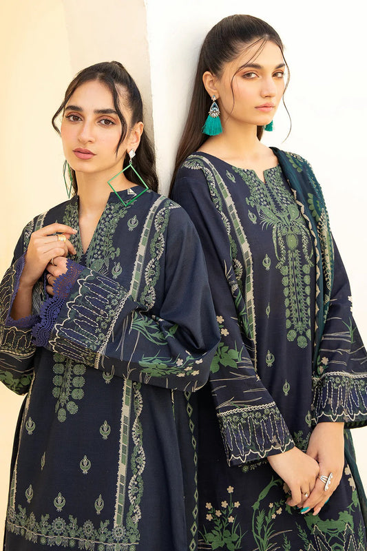 Picture of Ramsha - E 201 Dastoor Embroidered Khaddar Collection Vol 2 - Available at Raja Sahib