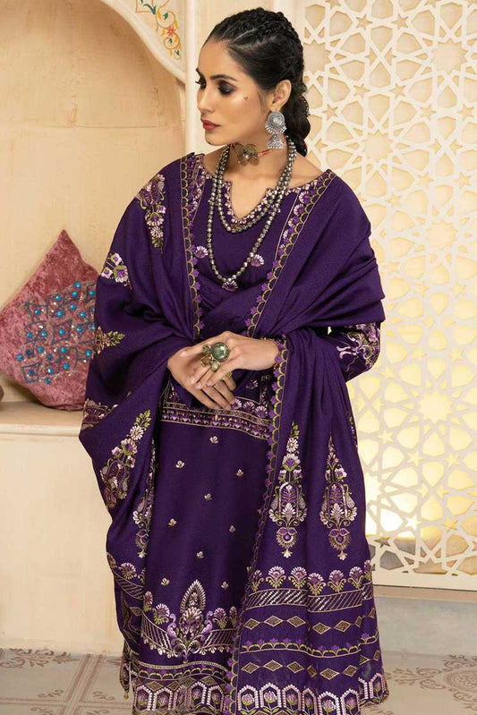 Picture of Anamta - 01 Persian Style Dans Le Imperial Winter Shawl Series Vol 3 2022 - Available at Raja Sahib