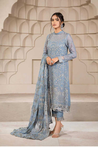 Zarif - ZF 05 Blue Bell Falak Festive Formal Wear