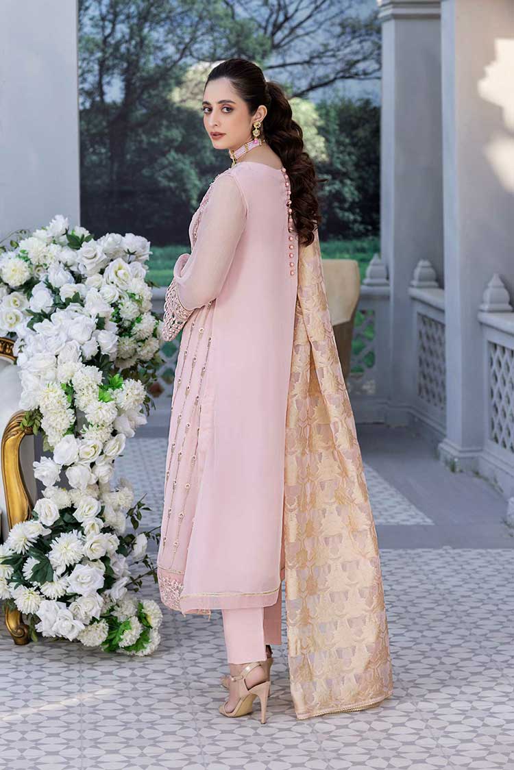 Picture of Meem - MD 01 Pure Chiffon Handwork Collection - Available at Raja Sahib