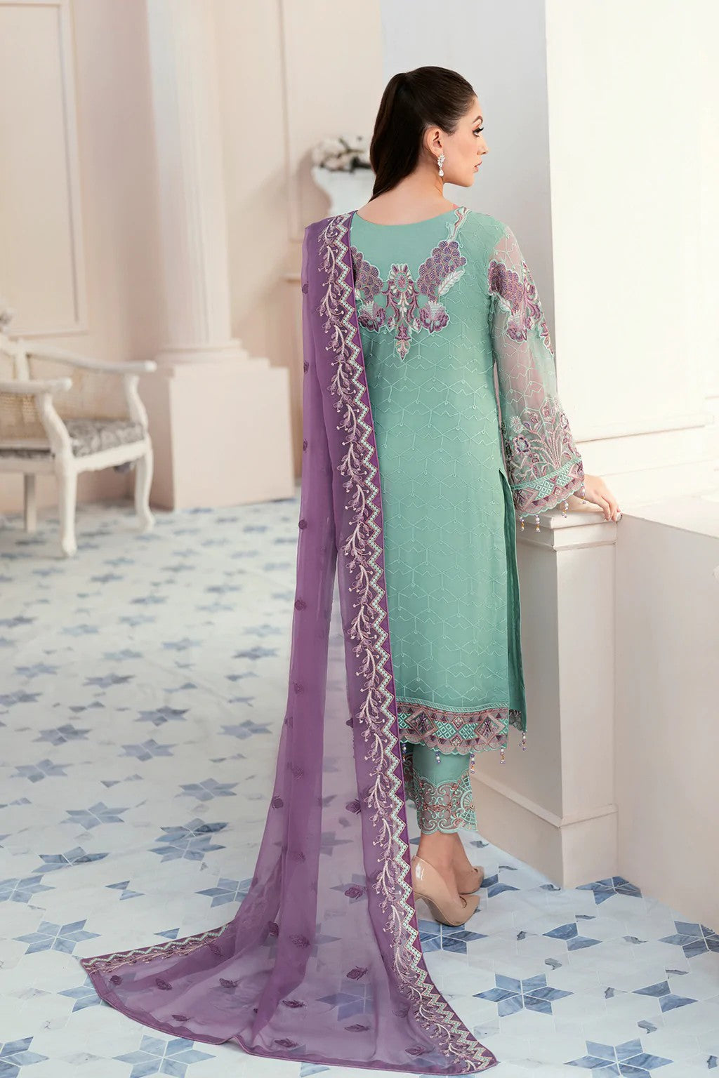 Picture of Ramsha - D 902 Rangoon Luxury Chiffon Collection Vol 9 - Available at Raja Sahib