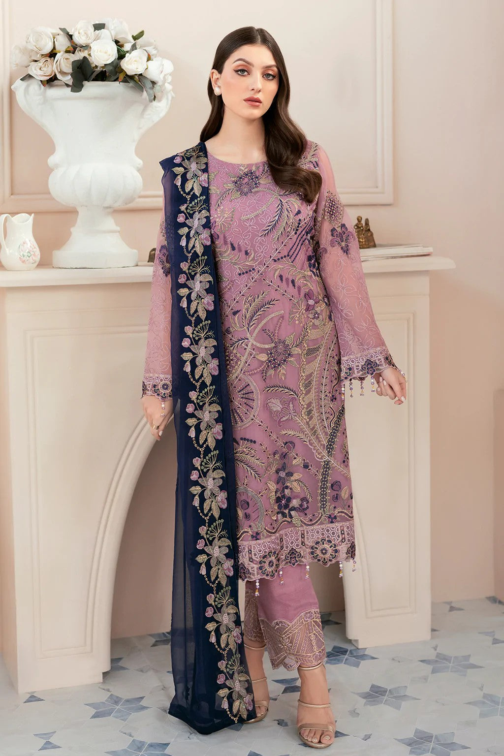 Picture of Ramsha - D 910 Rangoon Luxury Chiffon Collection Vol 9 - Available at Raja Sahib