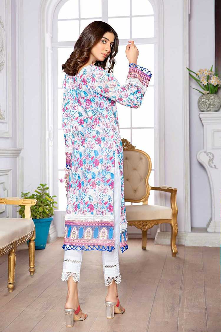 Picture of Lala - LA 0025 Giza Digital Printed Kurti Collection - Available at Raja Sahib