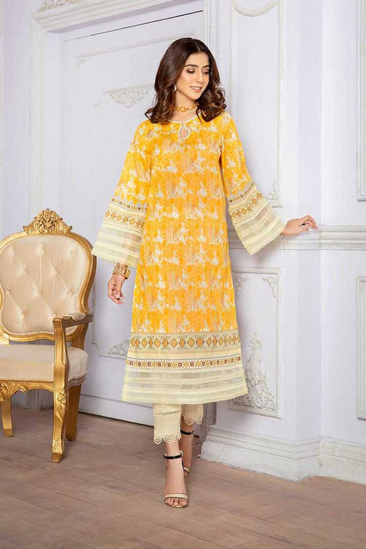 Picture of Lala - LA 0030 Himera Digital Printed Kurti Collection - Available at Raja Sahib