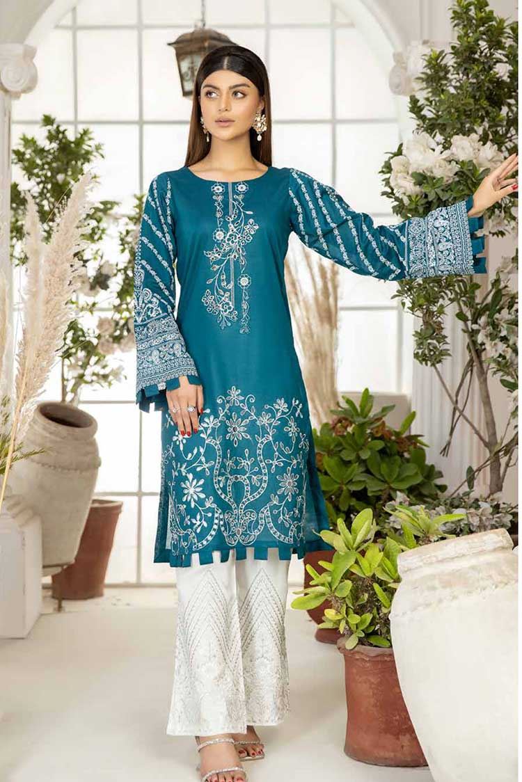 Picture of Riaz Arts - PK 03 Plush Embroidered Kurti Collection Vol 3 - Available at Raja Sahib