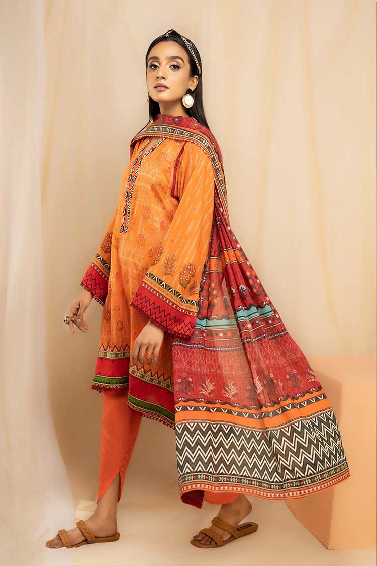 Picture of Lakhany - 3 PC Printed Lawn Suit EA429A Komal Prints Printed Lawn Collection - Available at Raja Sahib