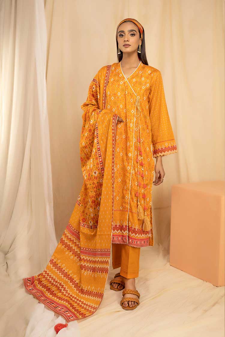 Picture of Lakhany - 3 PC Printed Lawn Suit SR95B Komal Prints Printed Lawn Collection - Available at Raja Sahib