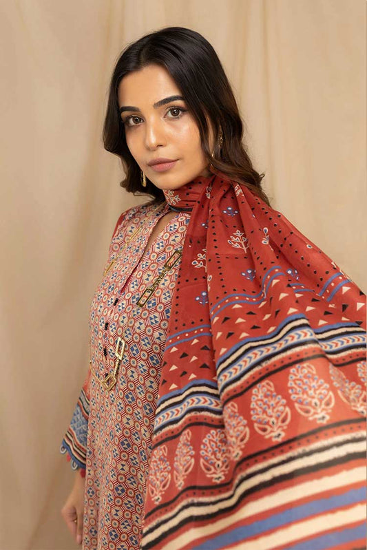 Picture of Lakhany - 3 PC Printed Lawn Suit SR96A Komal Prints Printed Lawn Collection - Available at Raja Sahib