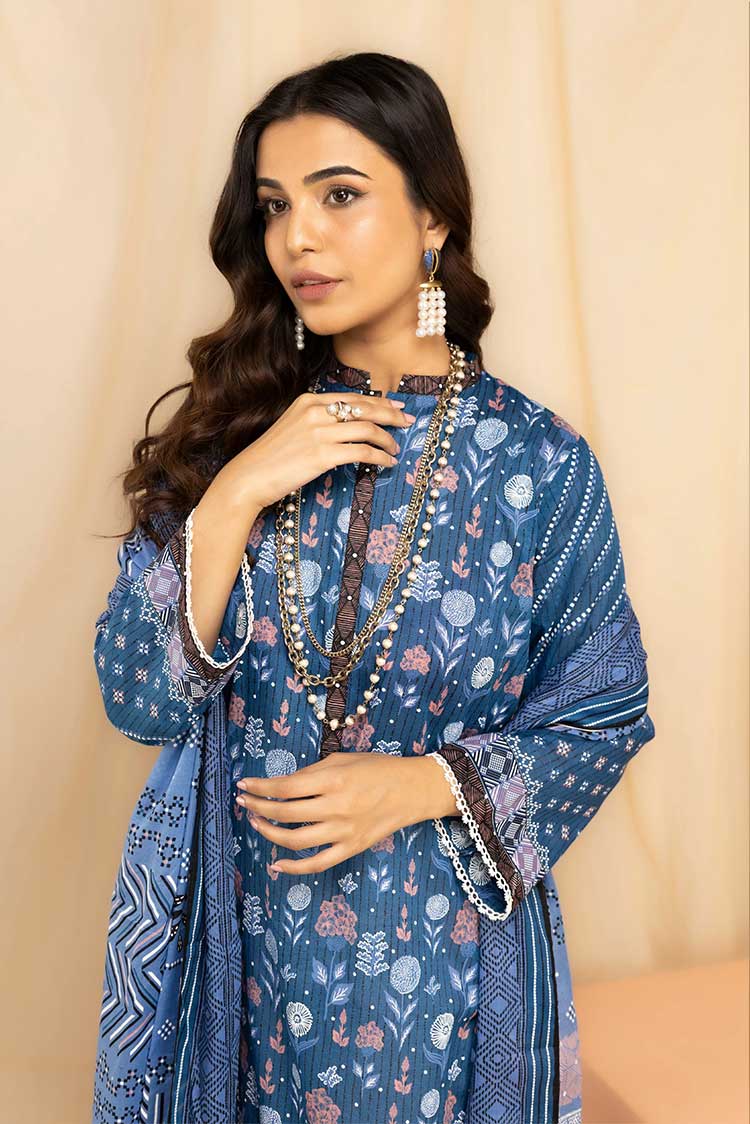 Picture of Lakhany - 3 PC Printed Lawn Suit ZH33A Komal Prints Printed Lawn Collection - Available at Raja Sahib