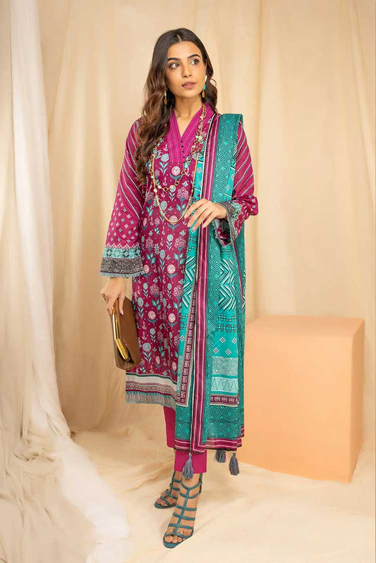 Picture of Lakhany - 3 PC Printed Lawn Suit ZH33B Komal Prints Printed Lawn Collection - Available at Raja Sahib