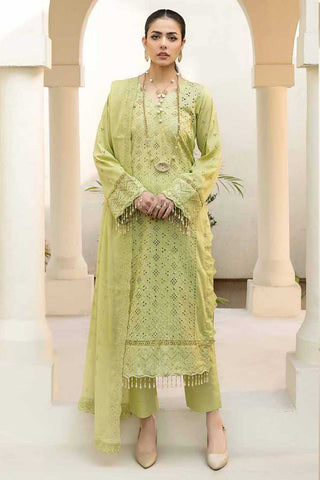 AF 02 Aafreen Chikankari Schiffli Lawn Collection Vol 1