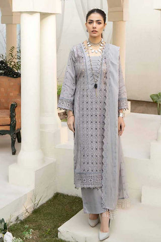 AF 06 Aafreen Chikankari Schiffli Lawn Collection Vol 1