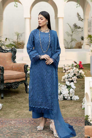 AF 07 Aafreen Chikankari Schiffli Lawn Collection Vol 1