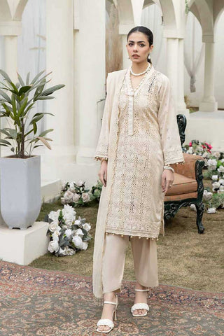 AF 08 Aafreen Chikankari Schiffli Lawn Collection Vol 1