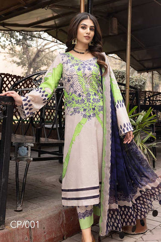 CP 001 C Prints Printed Lawn Collection Vol 1