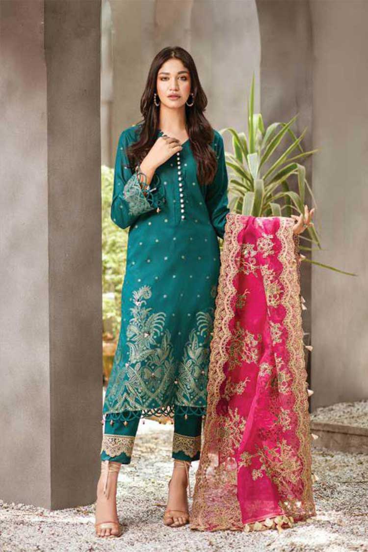 Picture of Lala - 03 Laurella Jacquard Embroidered Lawn Collection - Available at Raja Sahib