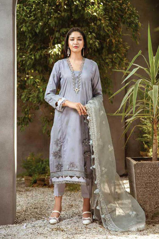 Picture of Lala - 06 Refa Jacquard Embroidered Lawn Collection - Available at Raja Sahib