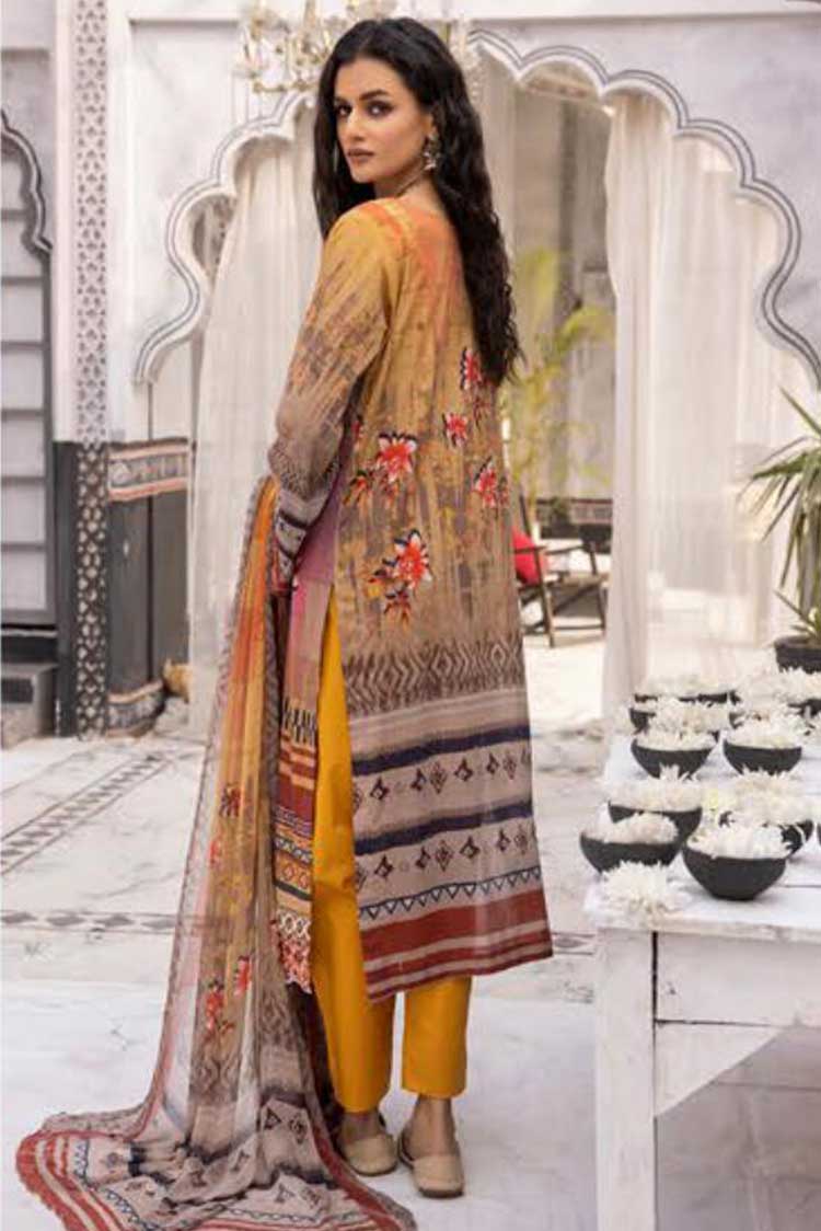 Picture of Shaista - Design 13 Haram Embroidered Lawn Collection - Available at Raja Sahib