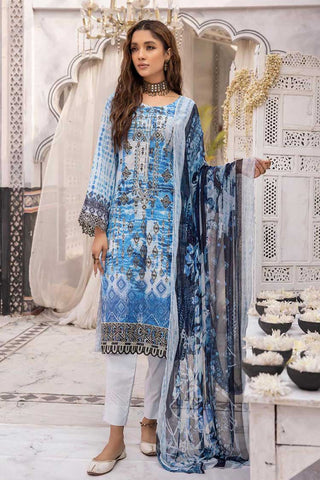 Design 17 Haram Embroidered Lawn Collection